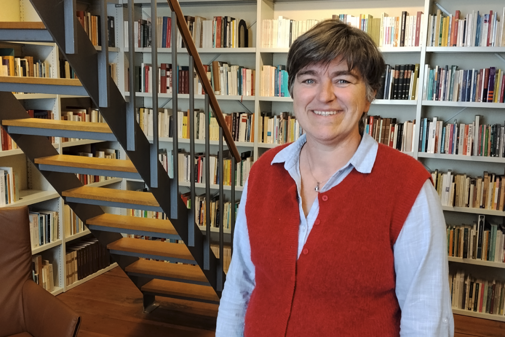 Stafmedewerkster Renate Cauwels. Stafmedewerkster Renate Cauwels.