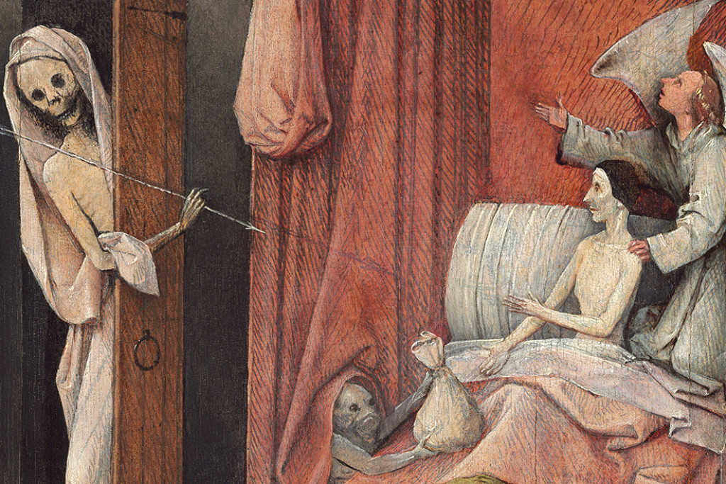 Jheronimus Bosch, De dood van een vrek, ca. 1490