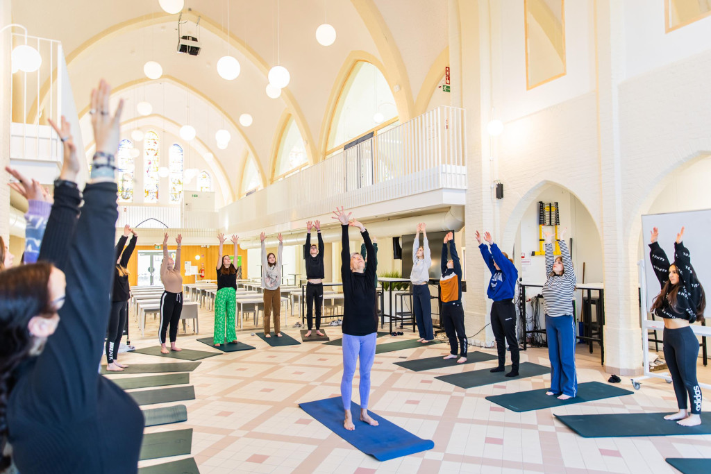 Het college in Sint-Katelijne-Waver gebruikt de vroegere kerk voor diverse doeleinden.