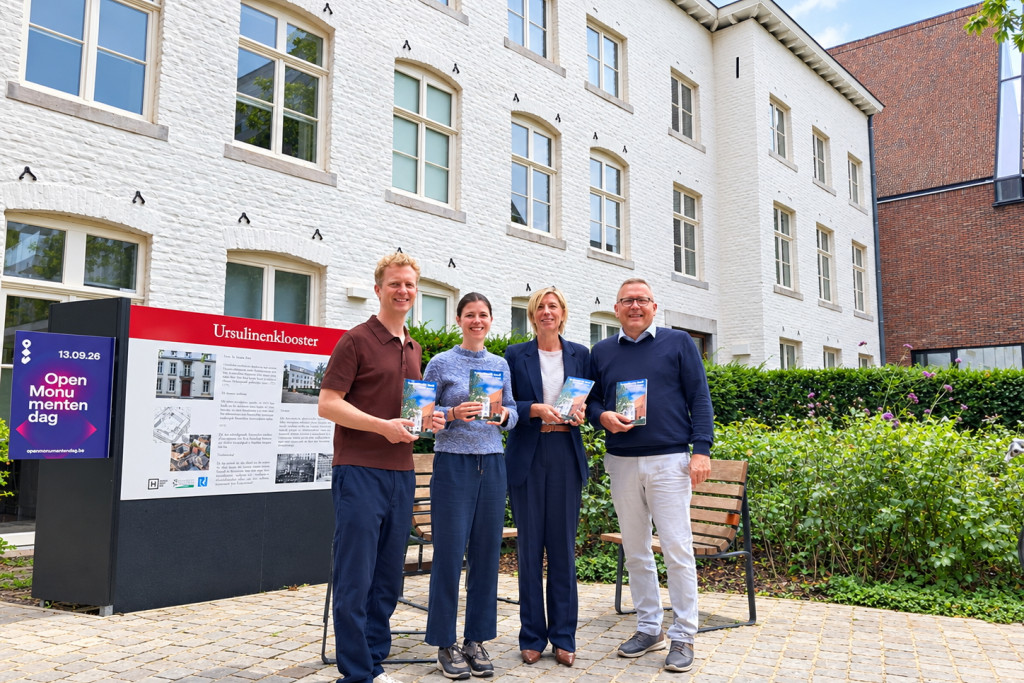 De auteurs van het boek over de historiek van de Hasseltse diocesane congregatie. De auteurs van het boek over de historiek van de Hasseltse diocesane congregatie.