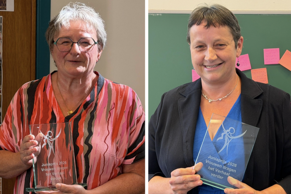Lieve Deferm (juryprijs) en Veerle Claus (publieksprijs) zijn de winnaars van de jaarlijkse Juniaprijs. Lieve Deferm (juryprijs) en Veerle Claus (publieksprijs) zijn de winnaars van de jaarlijkse Juniaprijs.