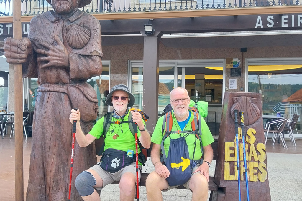 Tweelingbroers Kris en Dees Van Caeyzeele uit Turnhout stapten samen naar Compostela.