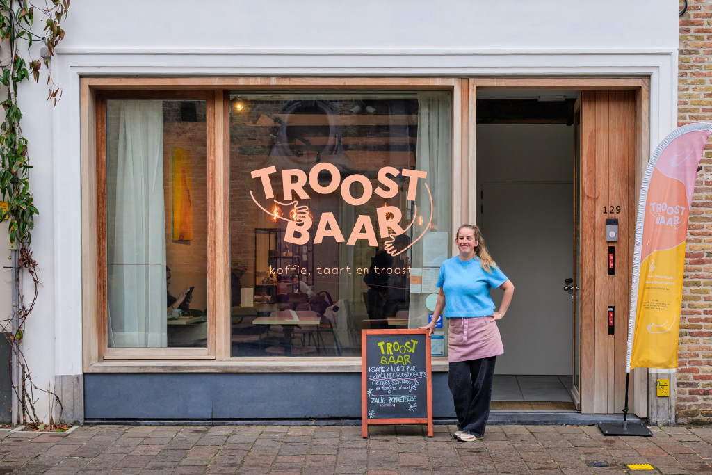 Charlotte Verrecas bij Troostbaar Brugge 