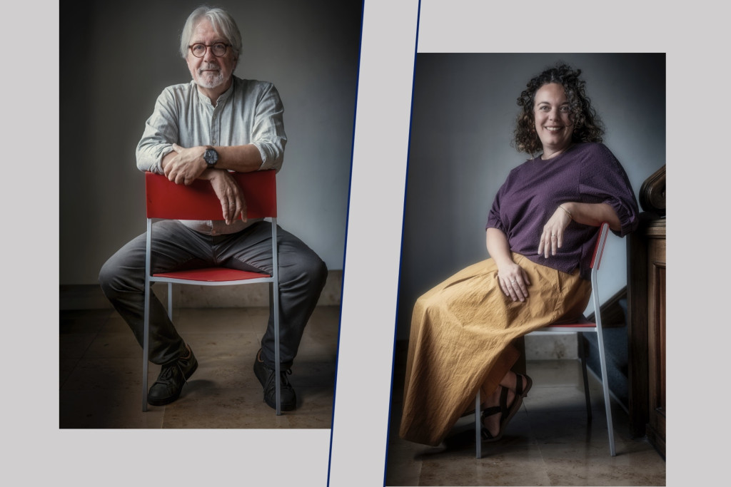Eric Van Peel en Tine Van Woensel: 'Precies het goede moment om mijn wereld open te breken.' Eric Van Peel en Tine Van Woensel