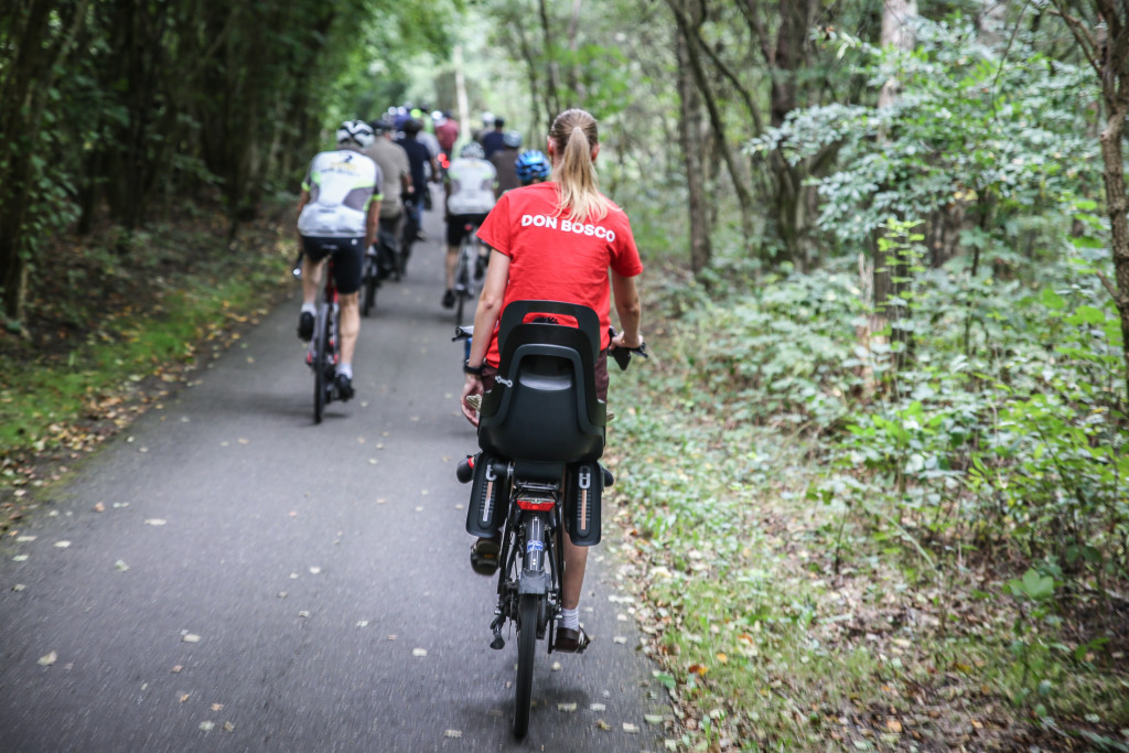 De fietsroute bestaat uit vier lussen. Bij elke lus fiets je langs Don Bosco-initiatieven.