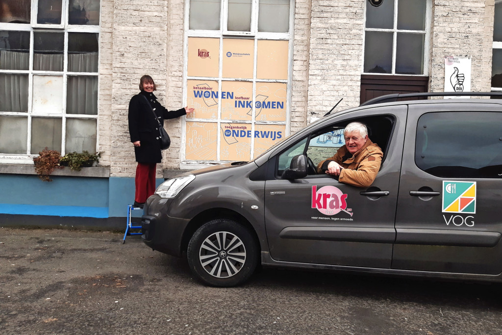 Johan Witters gaf afgelopen najaar de fakkel door aan Greet Van Overloop. © vzw KRAS