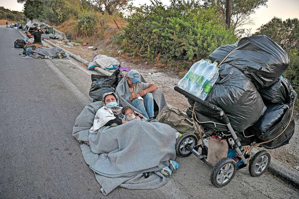 De schrijnende beelden uit kamp Moria op het Griekse Lesbos tonen aan dat aandacht voor vluchtelingen nodig blijft. © AFP