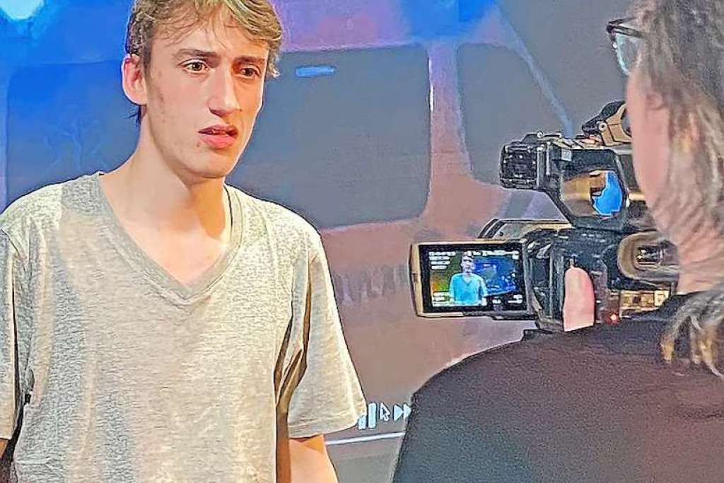 Witse Geysen neemt de fakkel van zijn vader over in Flits!. © Wim Geysen