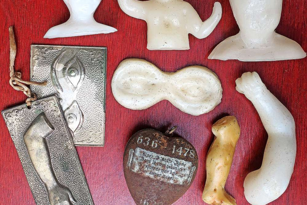 Ex voto’s spelen een belangrijke rol in Mirakel, Marita de Stercks jongste roman. © Marita De Sterck
