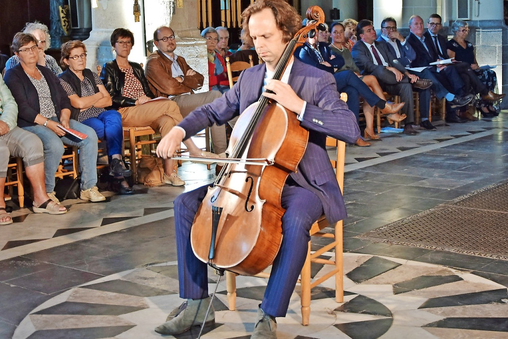 Cellist Benjamin Glorieux: „Muziek is voor mij een katalysator om tot innerlijke rust te komen.” © Erna Nevejant