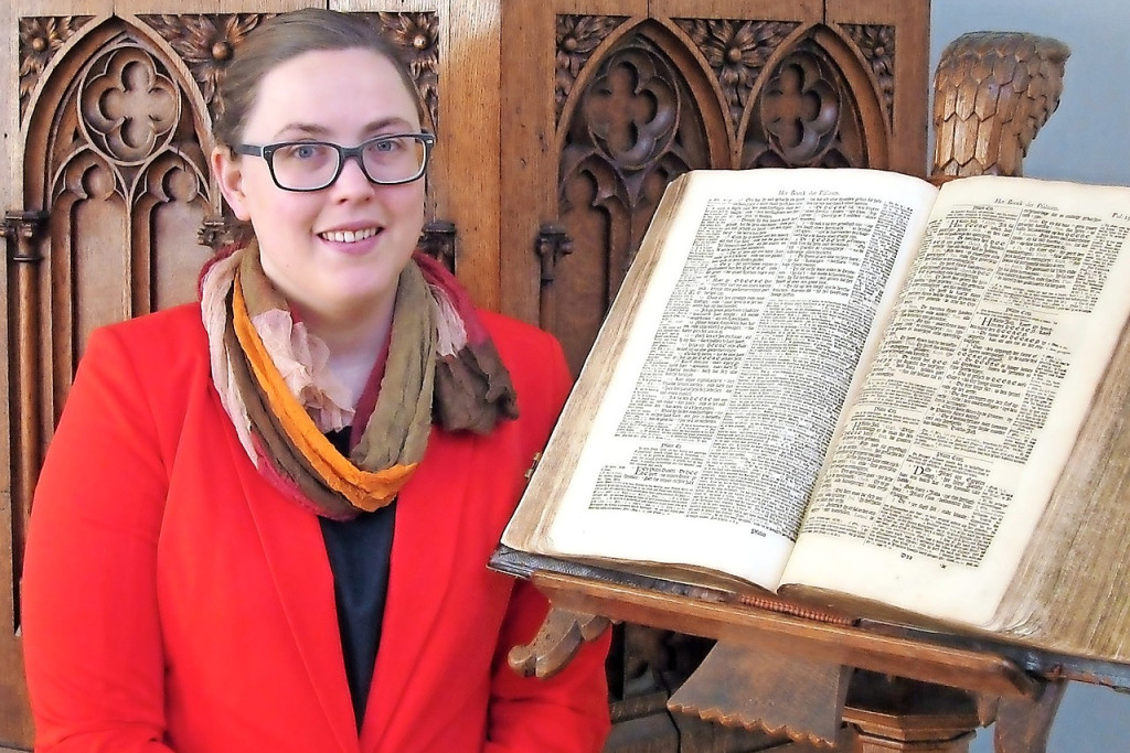 Jannica de Prenter: „De Bijbel is een richtsnoer voor mijn leven.” © VPKB Brugge