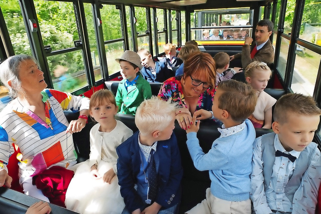 Lieve Biesbrouck ging graag op stap met haar leerlingen. © Guido Craenen