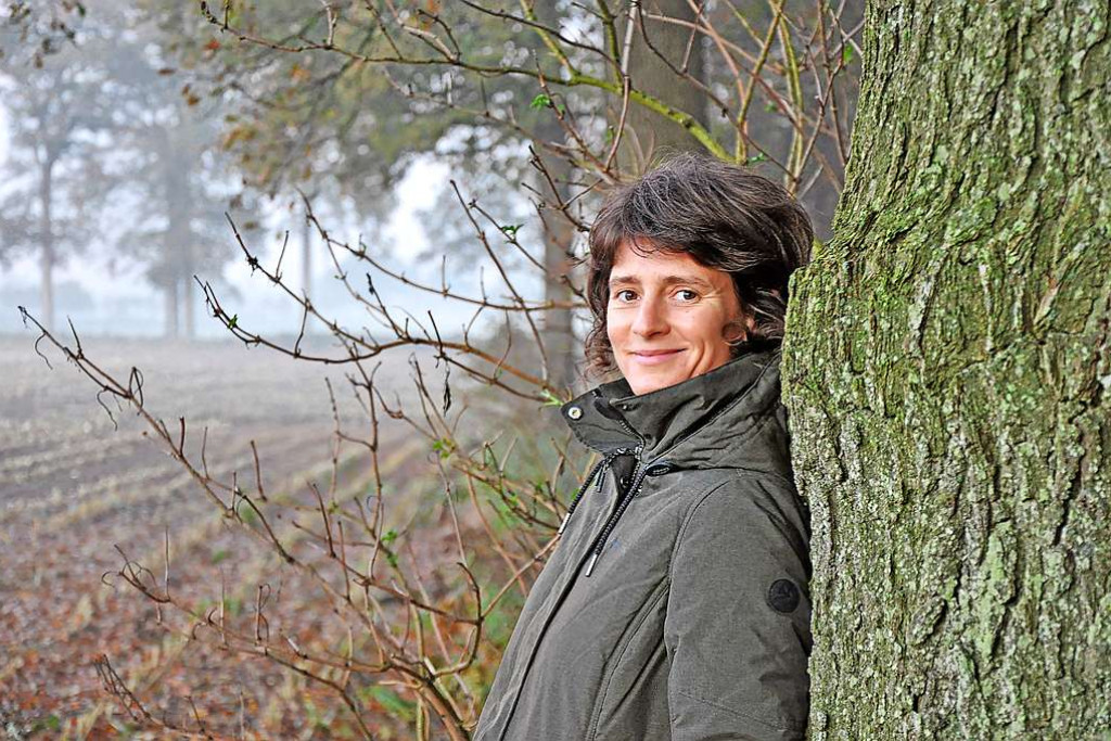 Hannelore Demonie: „Over de natuur kan ik me eindeloos blijven verwonderen.” © Maarten Ampe