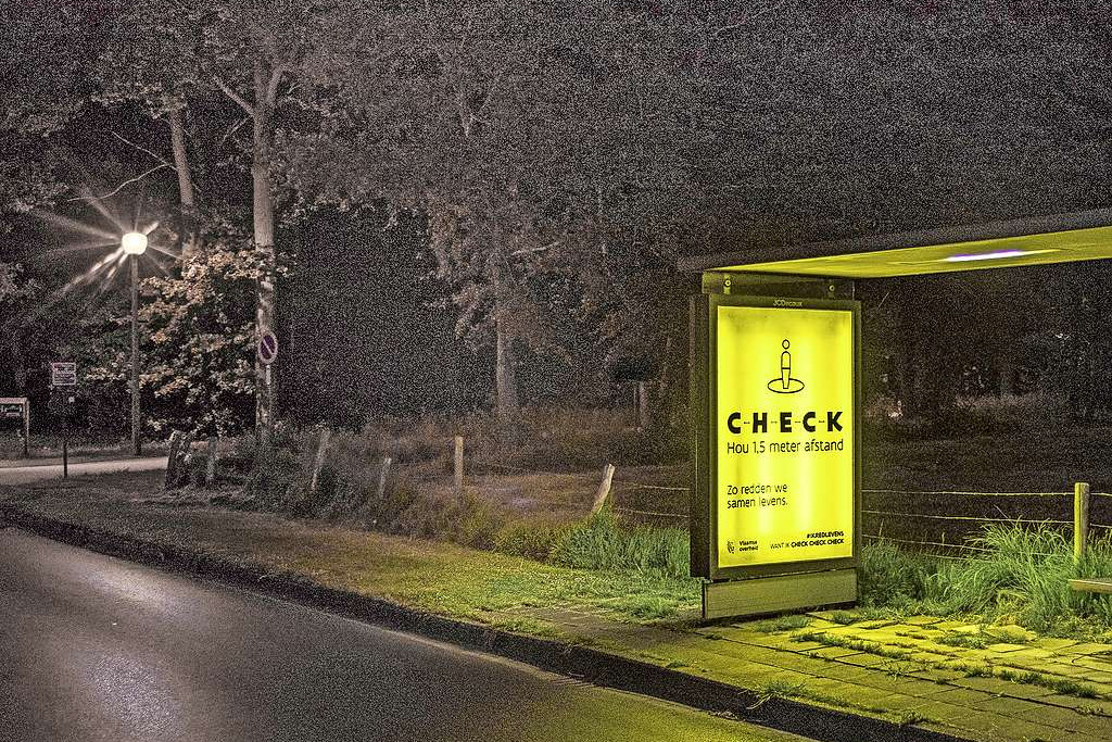Jan Verhaeghe: „Ondanks de verlatenheid straalt deze foto ook hoop uit.” © Lieven Fiers