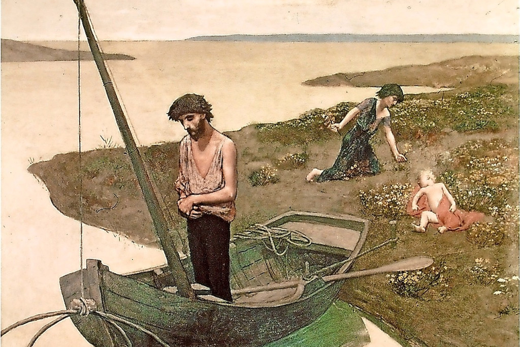 De arme visser van Puvis de Chavannes roept tegengestelde meningen op. © Pierre Puvis de Chavannes