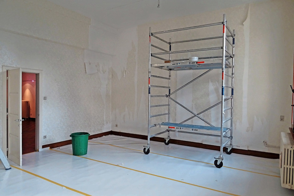 Zeven studentenkamers zullen worden opgefrist en voorzien van modern basiscomfort. © Stefaan Franco