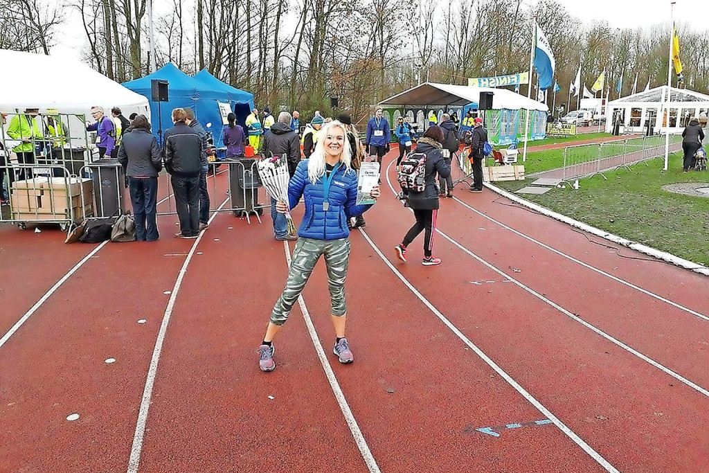 Adinda Vetsuypens: „Lopen maakt van mij een beter mens.” © Tim Verbeke