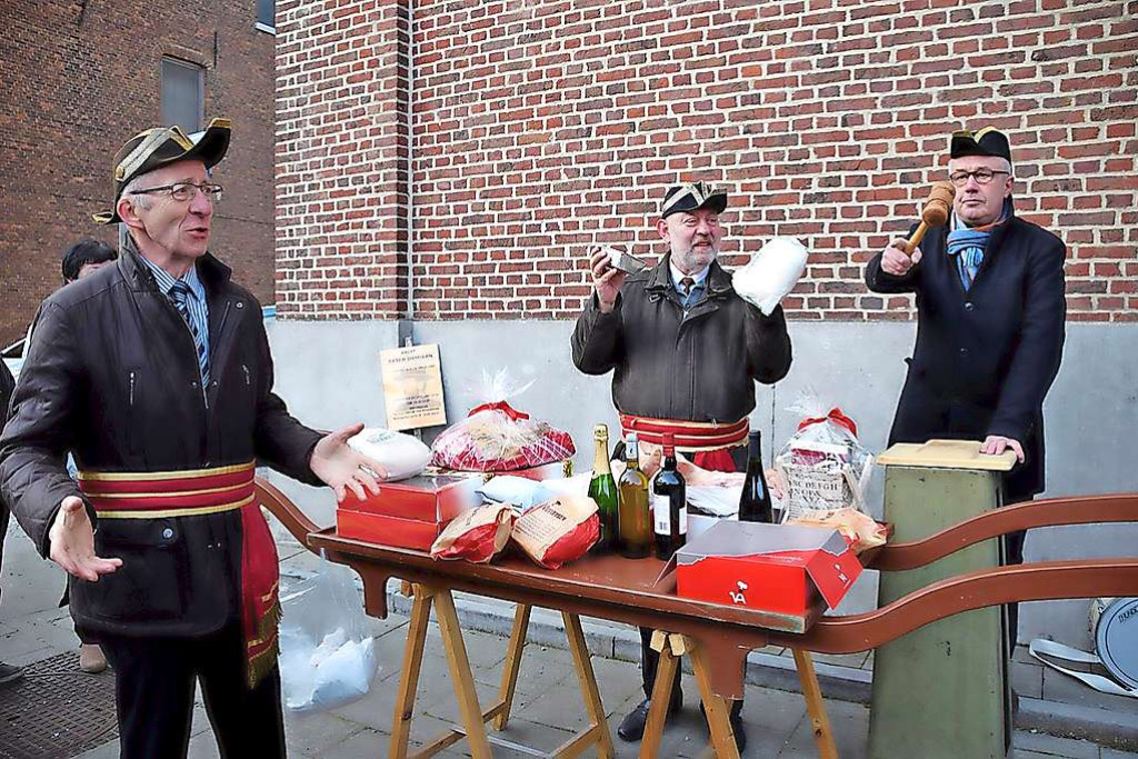 De varkens van de Sint-Antoniusgilde blijven dit jaar in hun stallen. © Sint-Antoniusgilde Herdersem