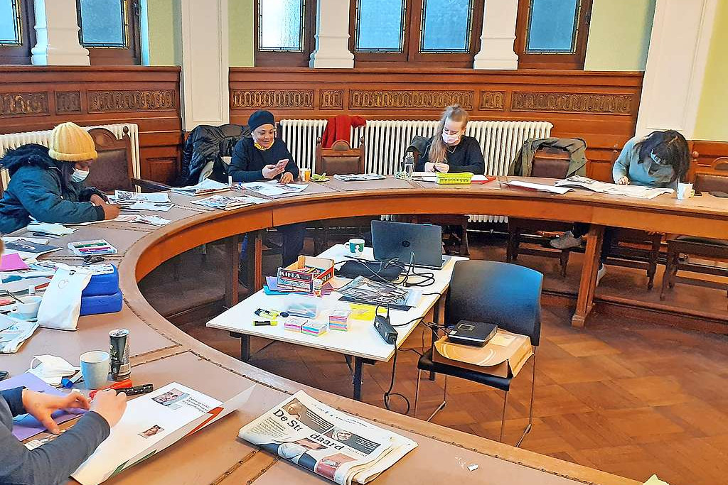 Enkele moeders die het MIRIAM-traject volgen. © Stad Gent