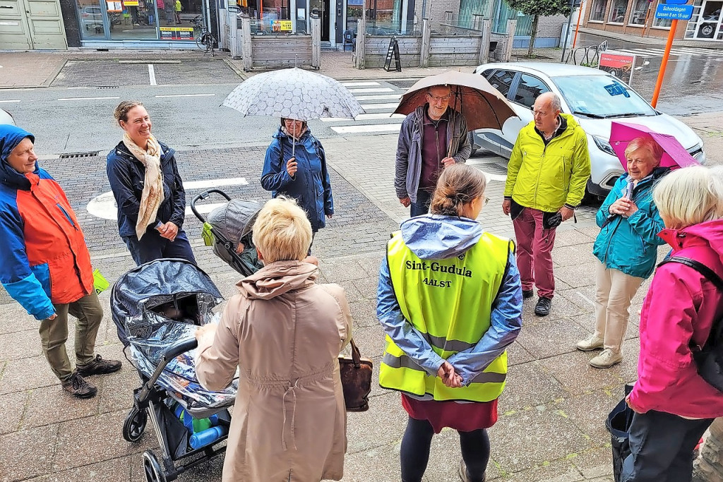 Vorig jaar vond de Ecokerkwandeling plaats in en rond Erembodegem. © Ecokerk