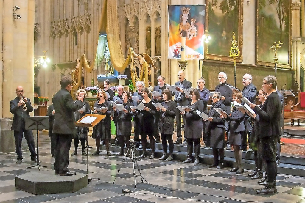 De koorleden van de Kleine Cantorij willen muzikaal worden uitgedaagd. © Frank Hetzheim