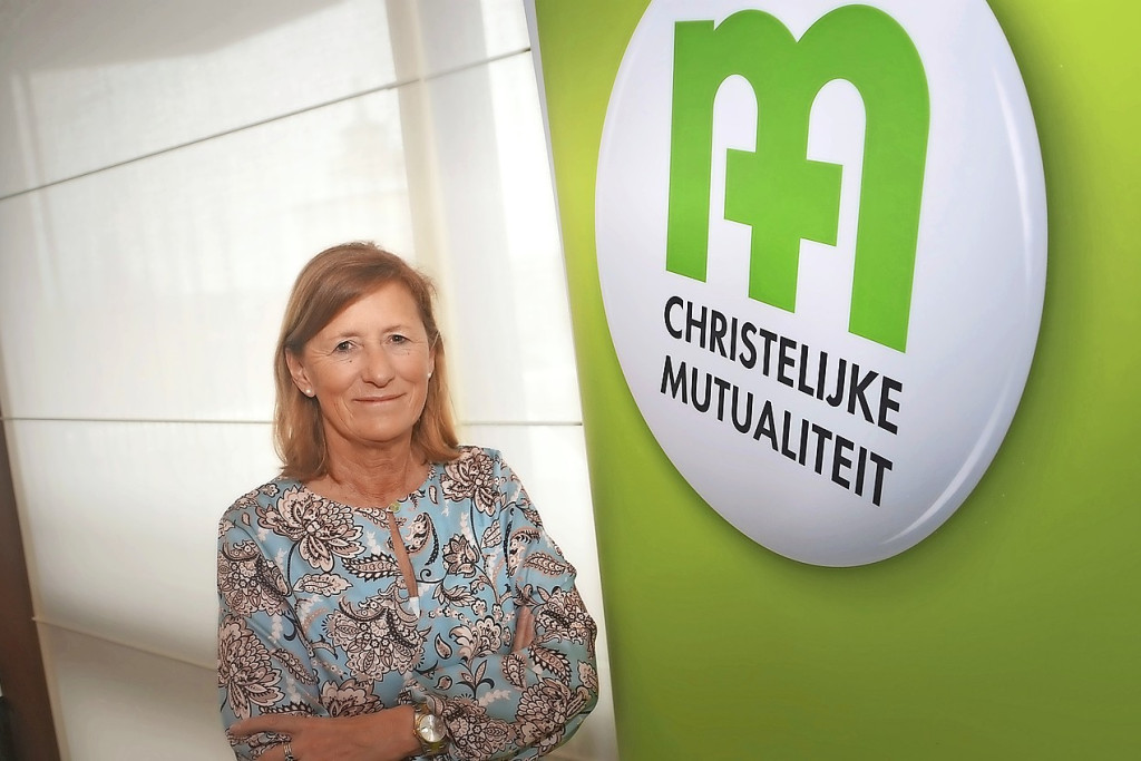Lizy Cosemans: „Zorg dragen voor de medemens zit verankerd in CM’s genen.” © Tony Dupont
