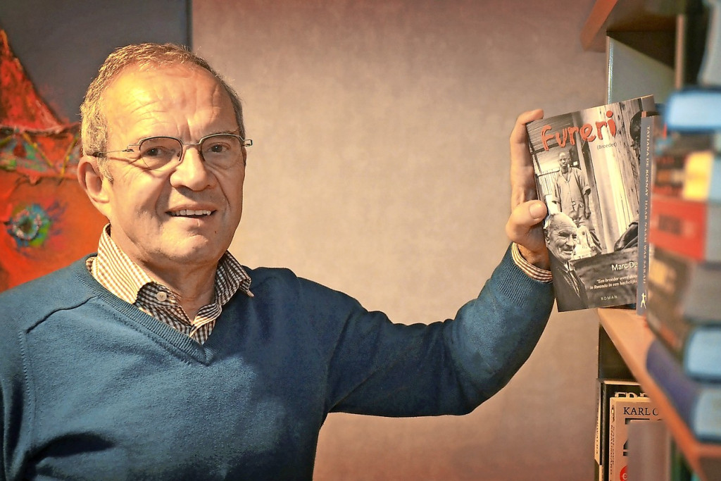 Marc Dedecker: „Mijn boek is gebaseerd op de dagboeken van broeder Cyriel Wieme.” © Tony Dupont