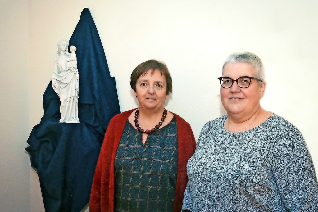 Francine Drijkoningen (links) en Liliane Peeters, graag gezien bij Maria. © Tony Dupont