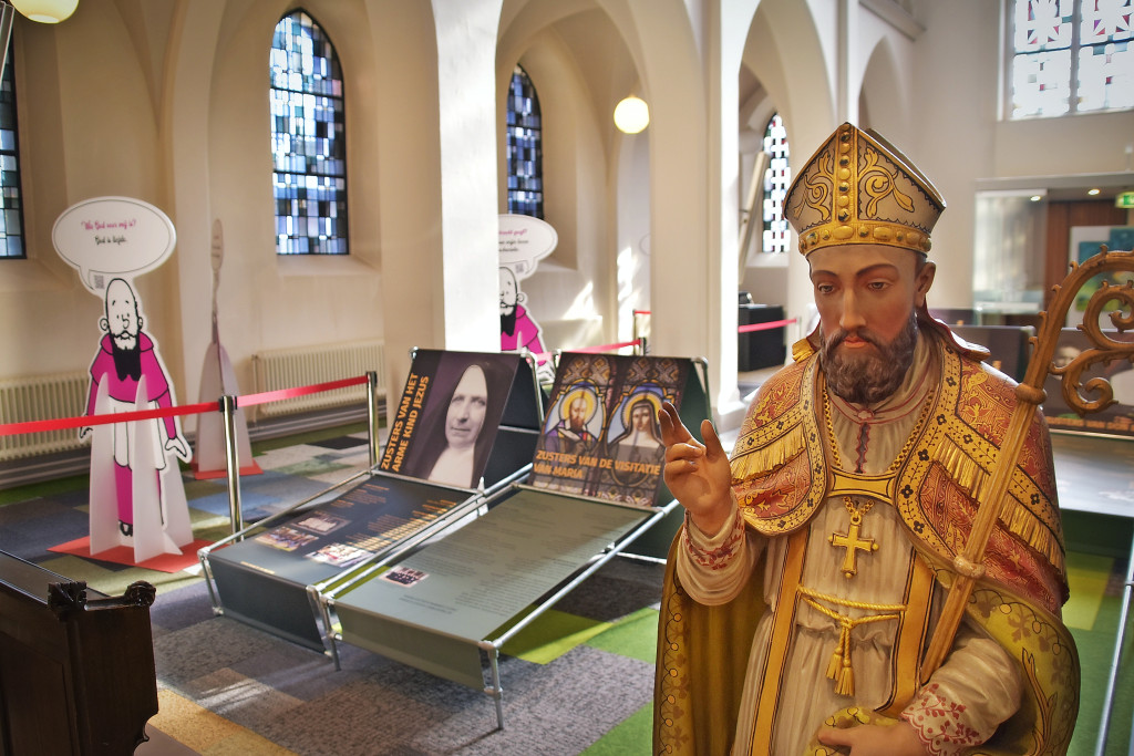 In de kapel van het museum vernemen bezoekers meer over de spiritualiteit van de diverse congregaties. © Tony Dupont