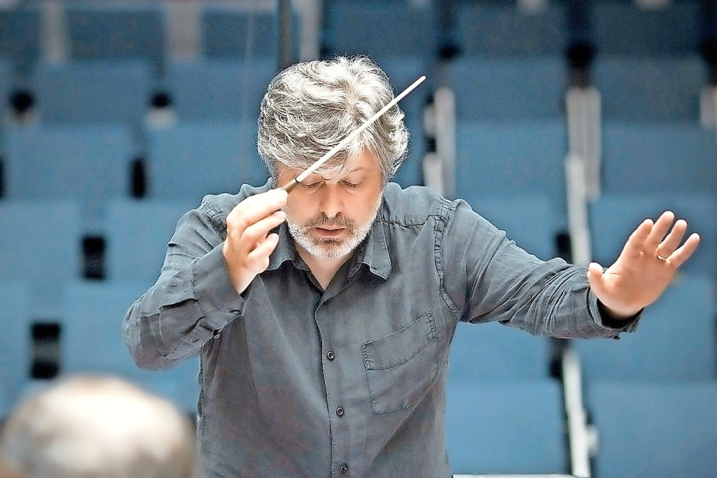 James MacMillan komt zijn eigen werk dirigeren in BOZAR in Brussel. © Klarafestival