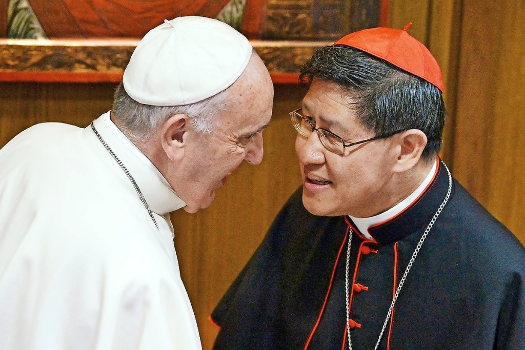 Kardinaal Tagle, Filipijn met Chinese roots of de ‘Aziatische Franciscus’. © Belga Image