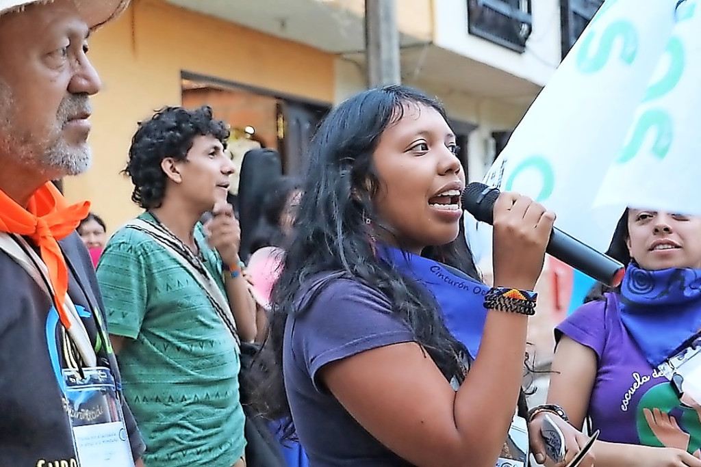 María José Andrade Tafur, milieuactiviste in Colombia, straks te gast in Vlaanderen. © Broederlijk Delen