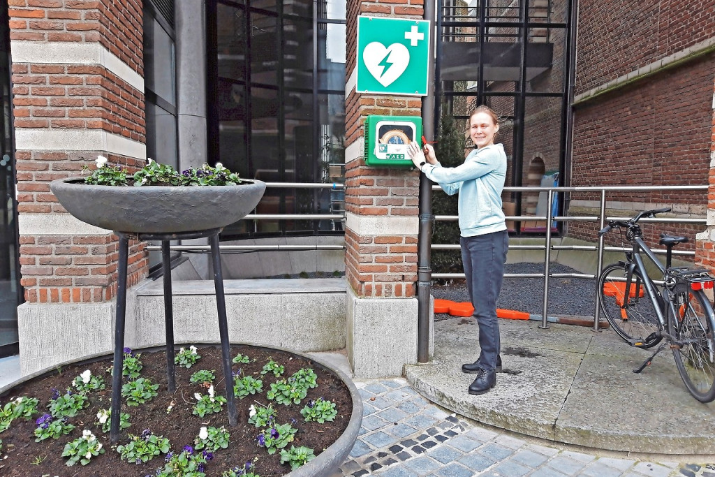 „Reanimeren en defibrilleren zou een verplicht schoolvak moeten zijn.” © Sofie Willebrords