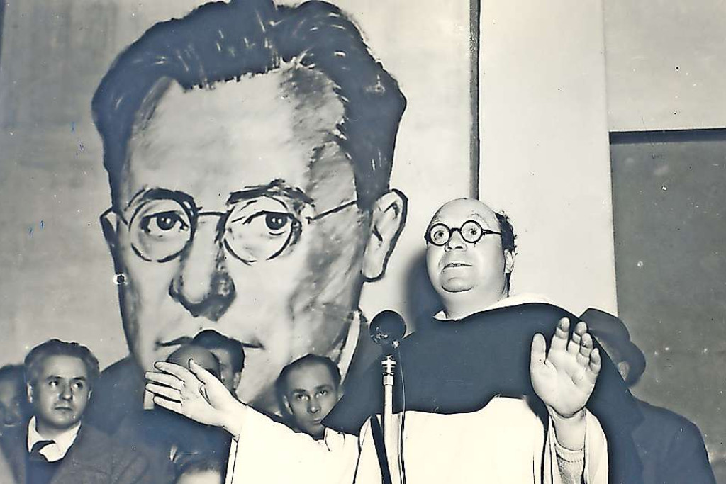 Felix Morlion was een onvermoeibaar predikant, maar ook actief in discrete diplomatieke netwerken. © KADOC-KU Leuven