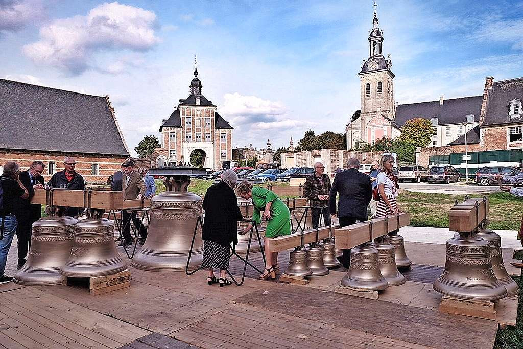 De Vredesbeiaard in Leuven kwam tot stand dankzij een samenwerking met de Duitse stad Neuss aan de Rijn. © Filip Van Loock