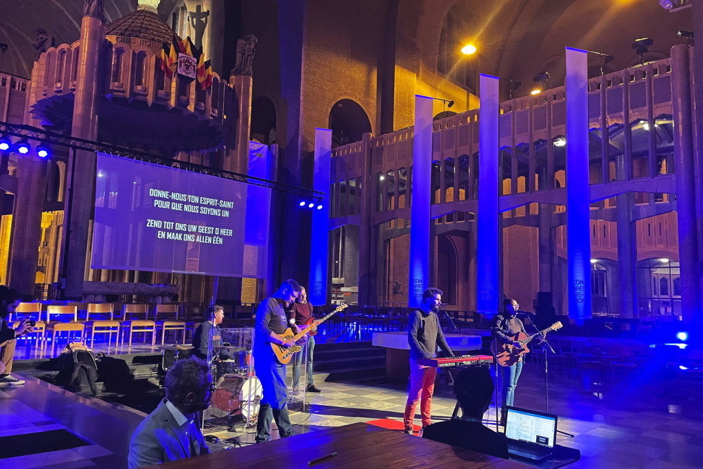 Een sfeerbeeld uit de editie van 2022, die 1.700 mensen naar de basiliek van Koekelberg lokte. © RR
