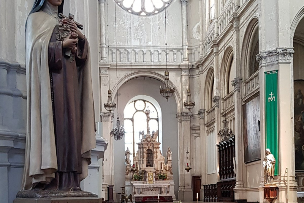 De Sint-Katelijnekerk in Brussel.