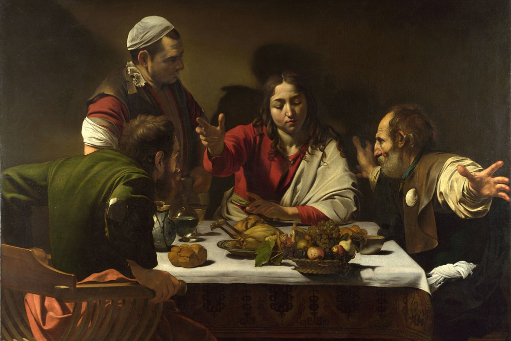 'Avondmaal in Emmaüs', Caravaggio.