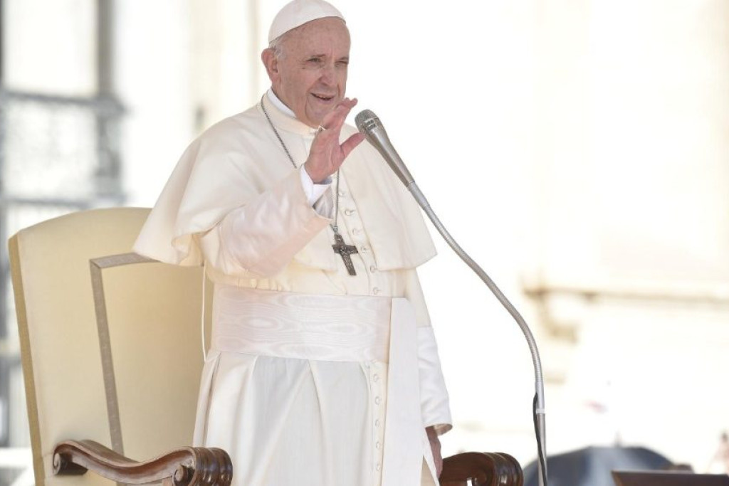 Paus Franciscus tijdens zijn catechese op de algemene audiëntie van woensdag 12 september 2018