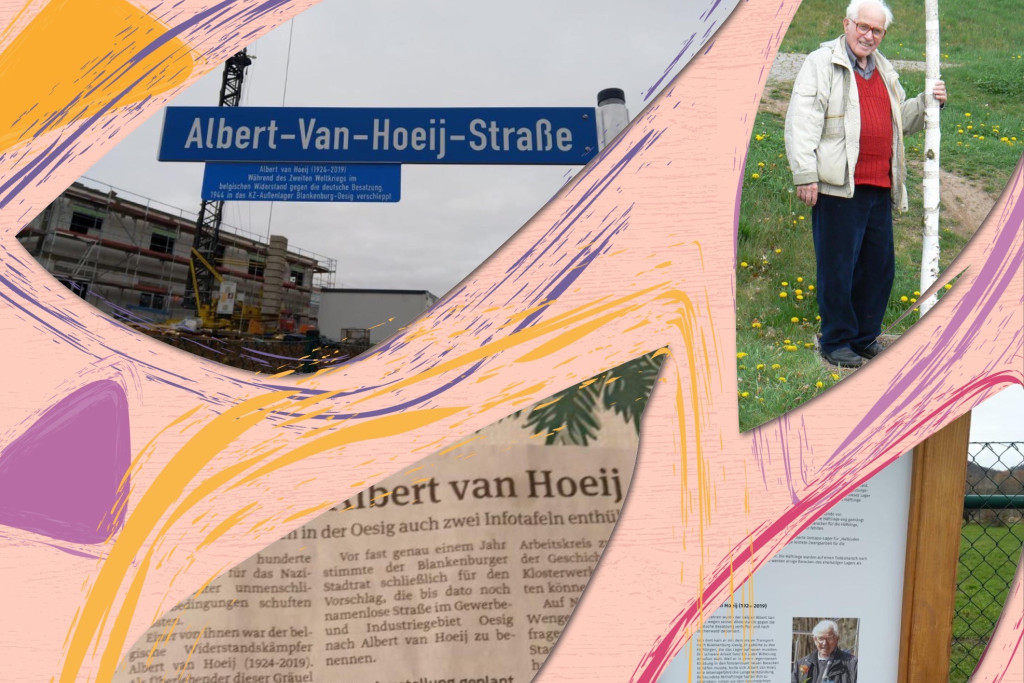 Albert Van Hoeij, verzetsheld tijdens Wereldoorlog II, kreeg een straatnaam nabij het concentratiekamp waar hij in 1944-1945 dwangarbeid verrichtte.