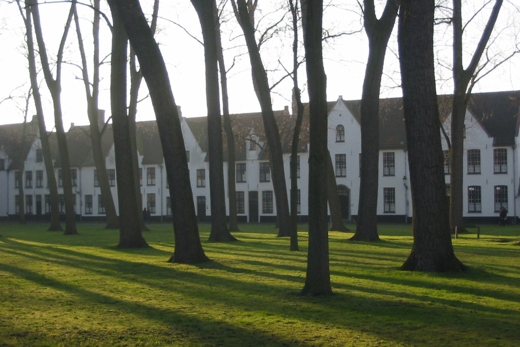 Het begijnhof van Brugge.