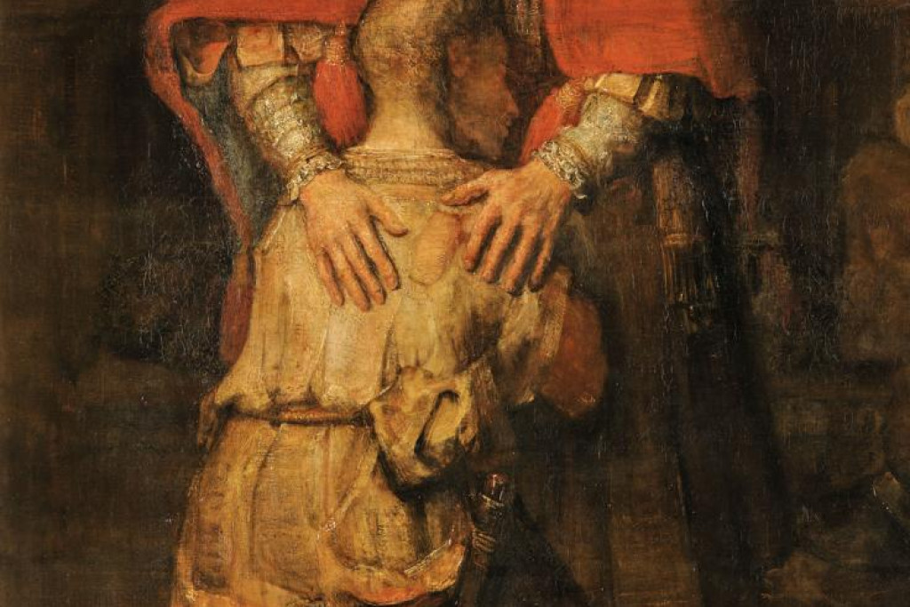 Wanneer Abdelkader Benali zijn moeder de parabel van de verloren zoon vertelt voordat ze het gelijknamige schilderij van Rembrandt gaan bekijken, is ze tot tranen toe geroerd 