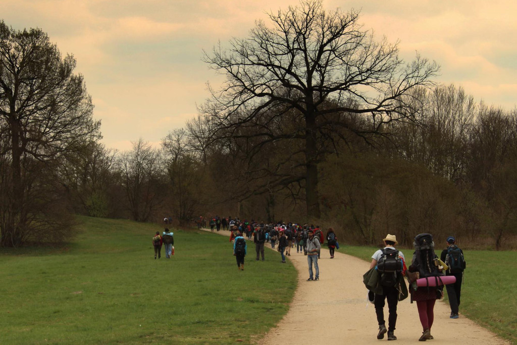 Frans' Hike in Dresden, Duitsland.