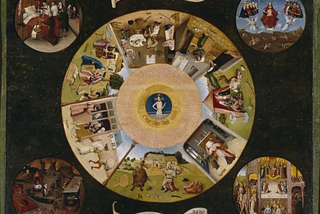 De zeven hoofdzonden volgens Hieronymus Bosch
