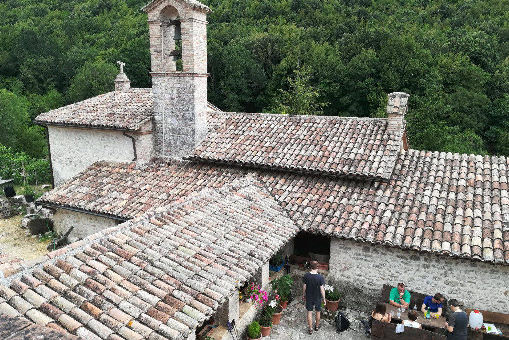 Kluizenarij La Romita in Umbrië.