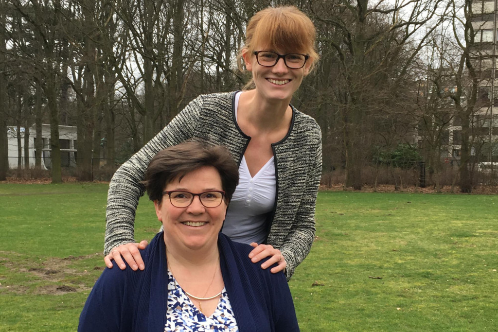 Annelien Boone (boven) en Kristien Vrancken, dappere dames aan het hoofd van IJD en CCV.