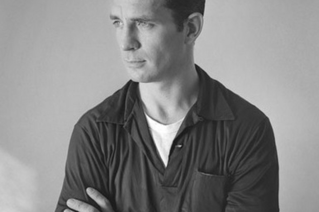 Jack Kerouac in 1956, rond het verschijnen van 'On the road'.