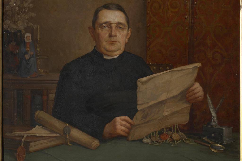 Kanunnik Jozef Laenen, archivaris van 1902 tot 1940 Kanunnik Jozef Laenen, archivaris van 1902 tot 1940