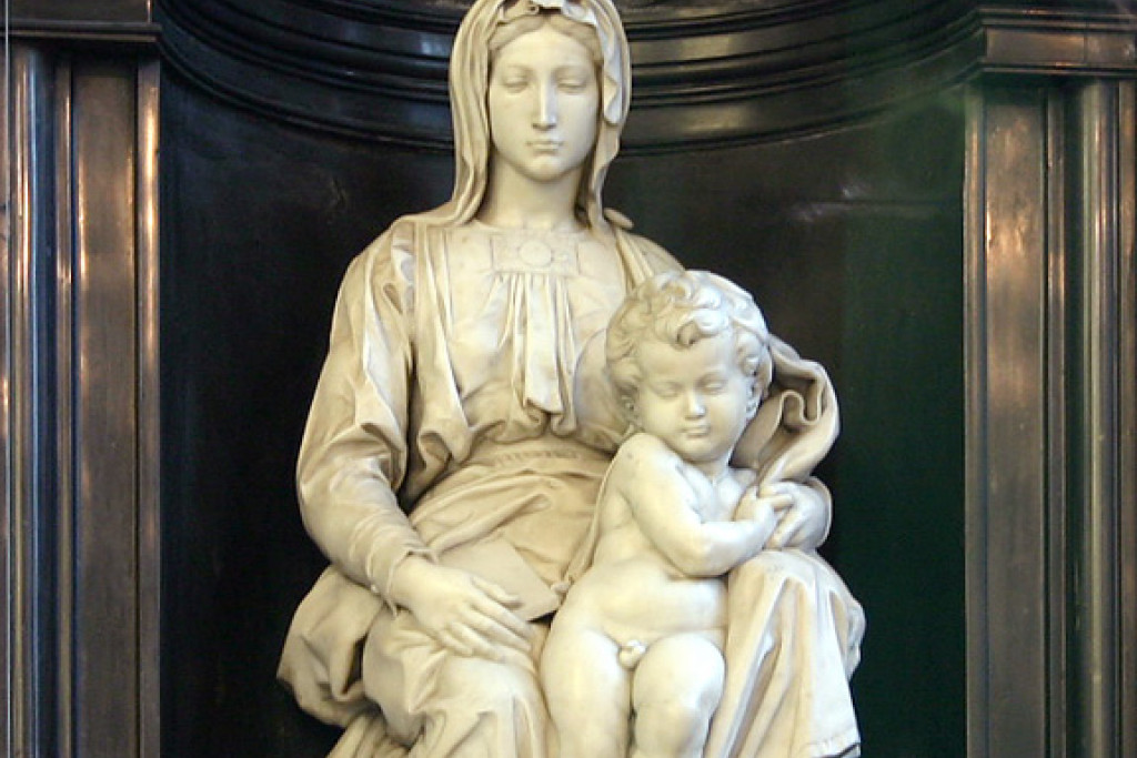 'De Brugse Madonna' van Michelangelo