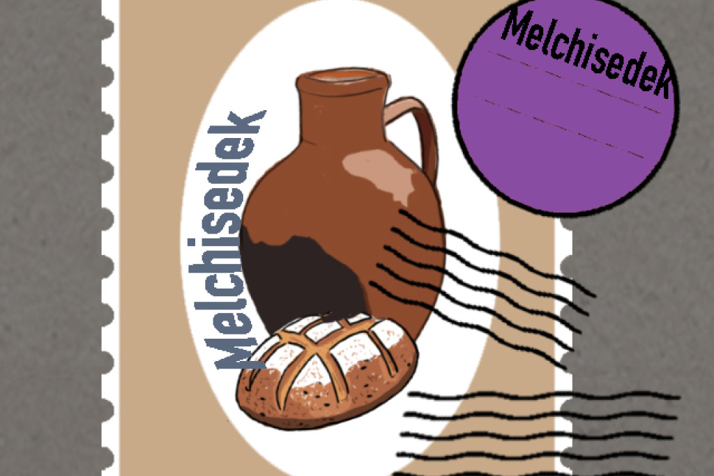De Bijbel schetst Jezus als de nieuwe Melchisedek, mythische Koning van Gerechtigheid. De Bijbel schetst Jezus als de nieuwe Melchisedek, mythische Koning van Gerechtigheid.